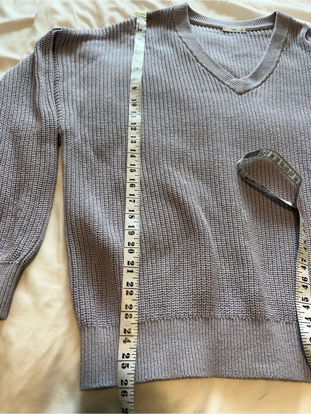 TNA Oversized V-Neck Knit Sweater - Picture 4 of 6